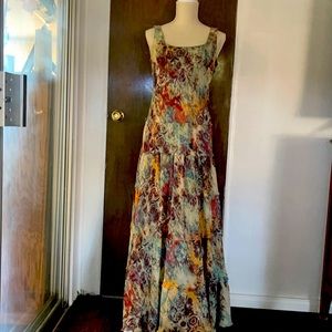 Nine West size 8 cowgirl maxi dress